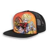 Dragonball Z Super Saiyan Trucker Snapback